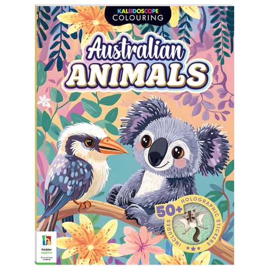 Australian Animals Colouring & Sticker Book