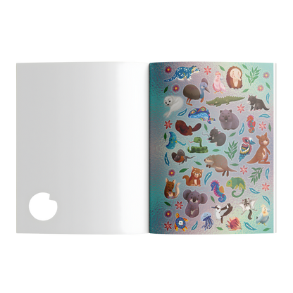 Australian Animals Colouring & Sticker Book