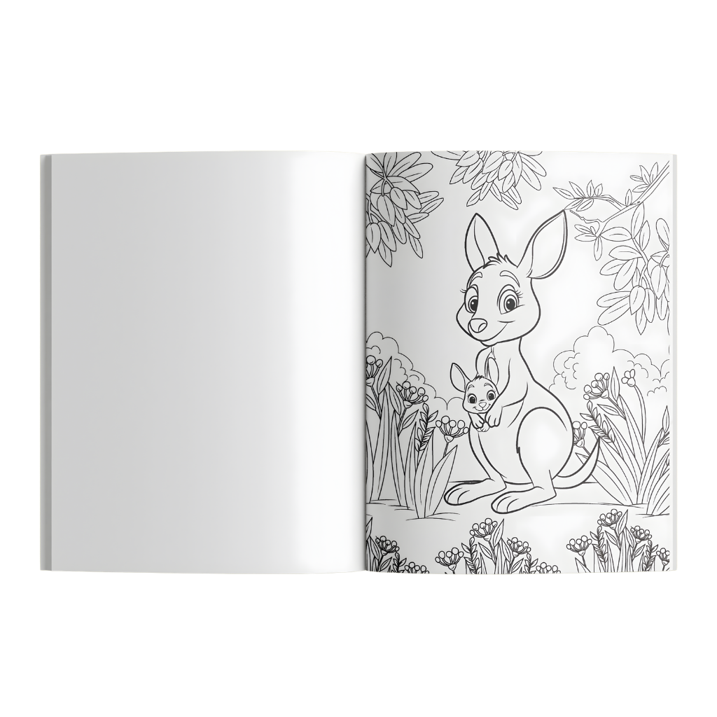 Australian Animals Colouring & Sticker Book