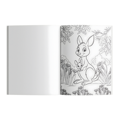 Australian Animals Colouring & Sticker Book