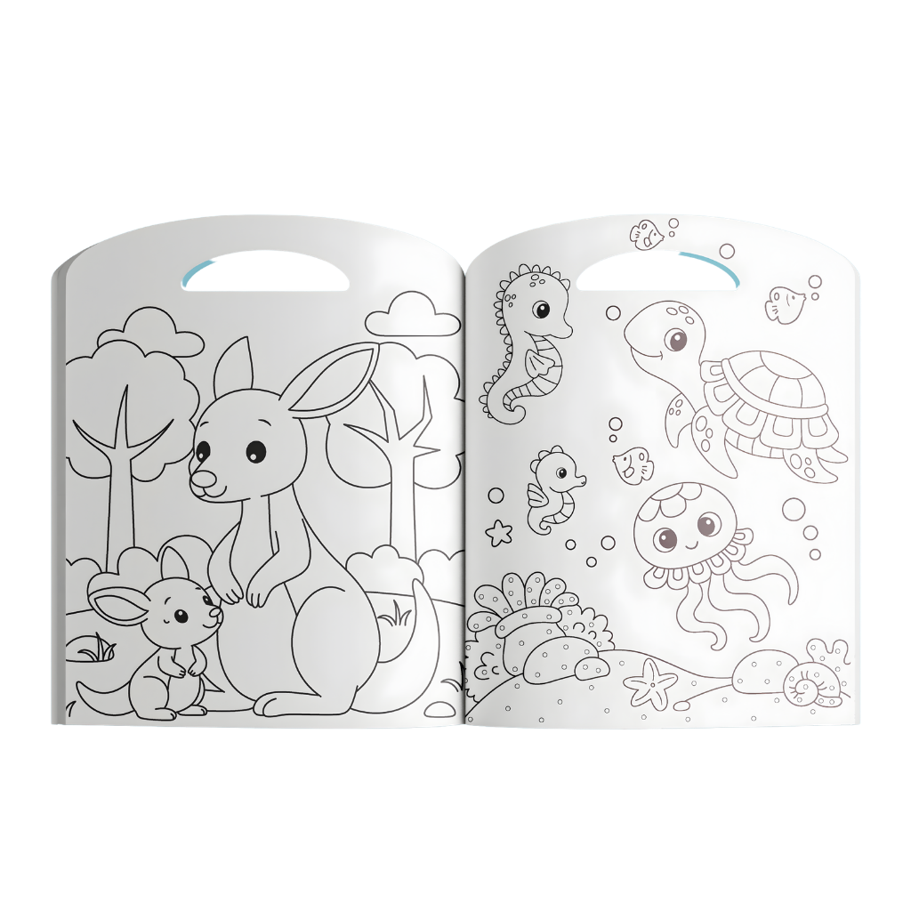 Aussie Animals Colouring Book