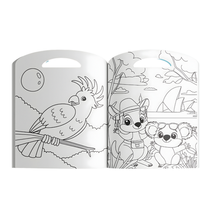 Aussie Animals Colouring Book