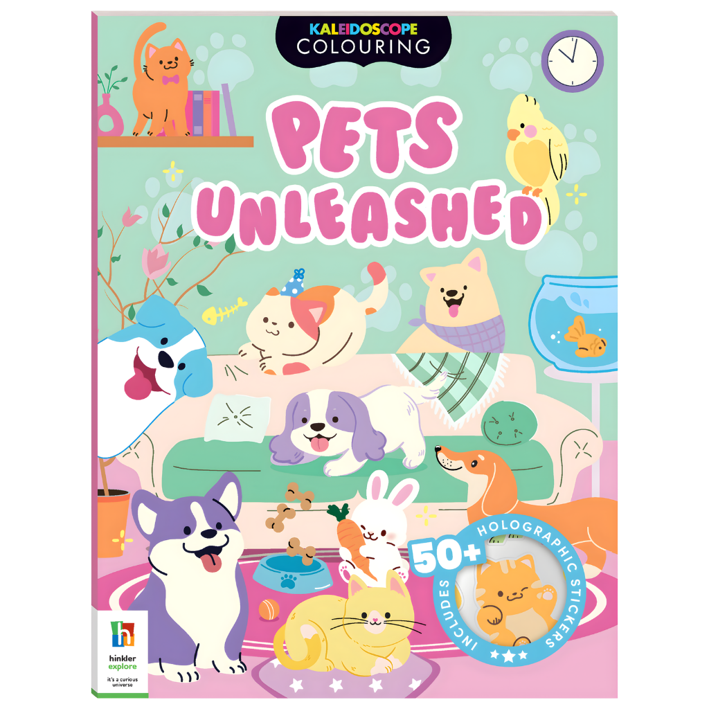 Pets Unleashed Colouring Book
