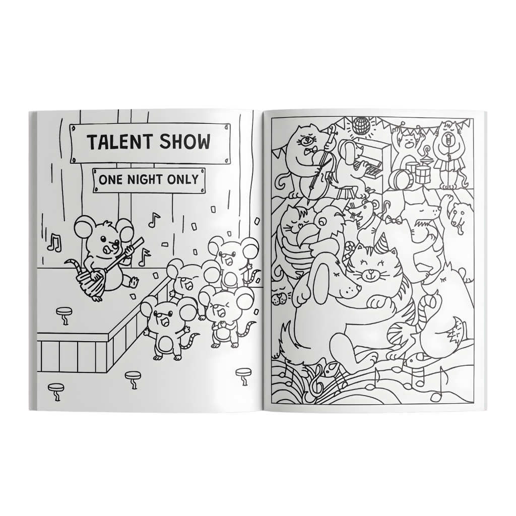 Pets Unleashed Colouring Book