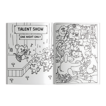Pets Unleashed Colouring Book
