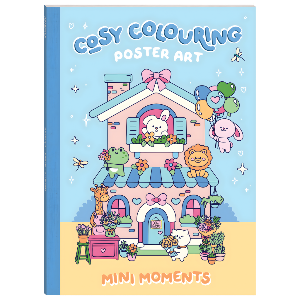 Cosy Colouring Poster Art