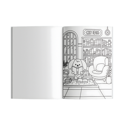 Cosy Colouring Poster Art