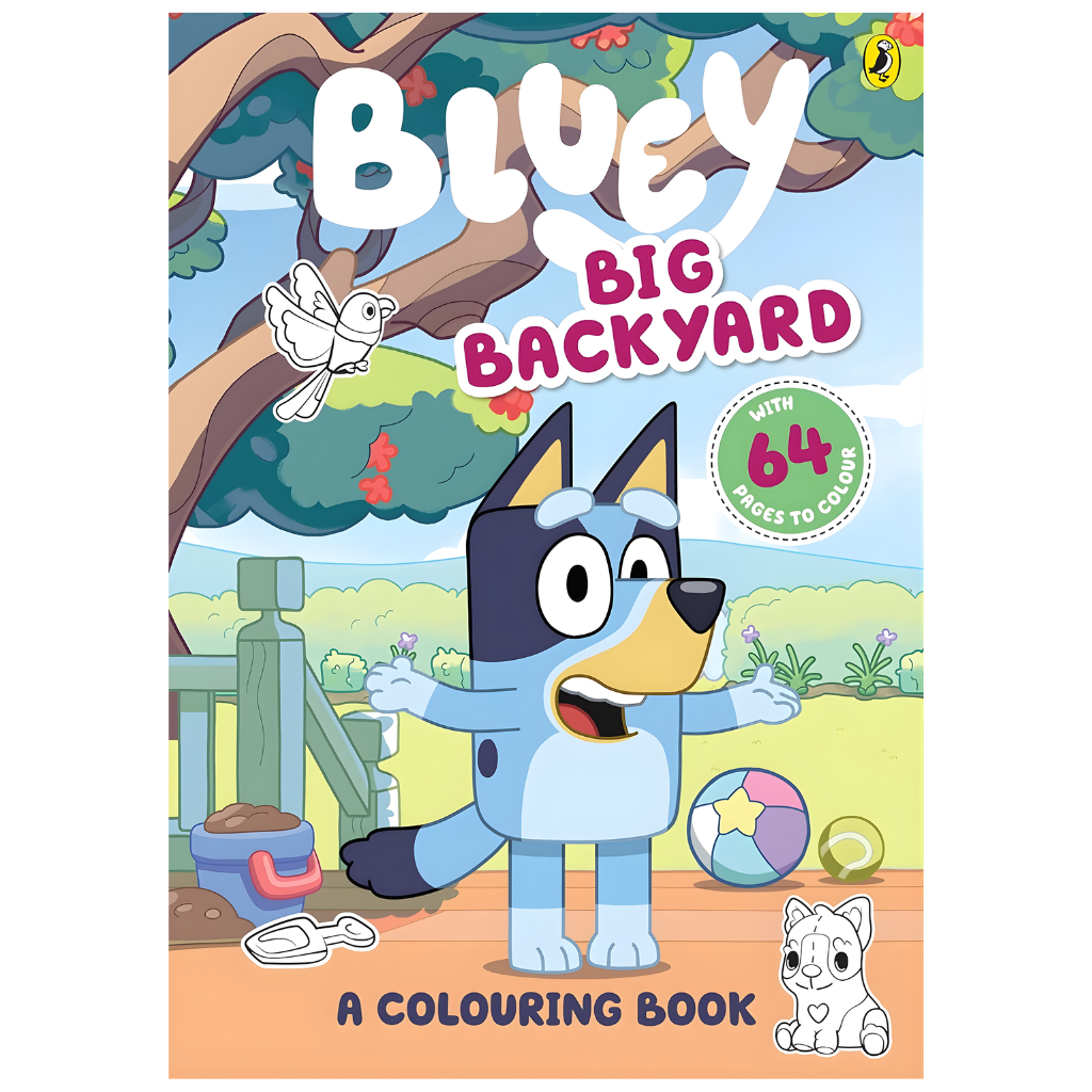 Bluey Big Backyard Colouring Book