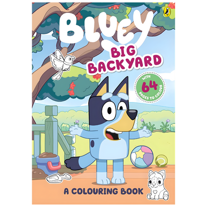 Bluey Big Backyard Colouring Book