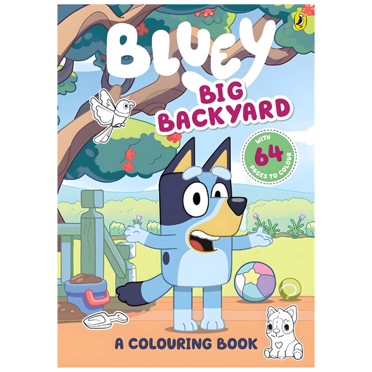 Bluey Big Backyard Colouring Book