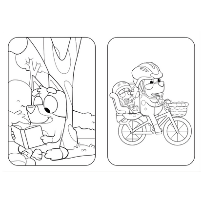 Bluey Big Backyard Colouring Book