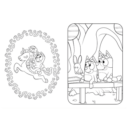 Bluey Big Backyard Colouring Book