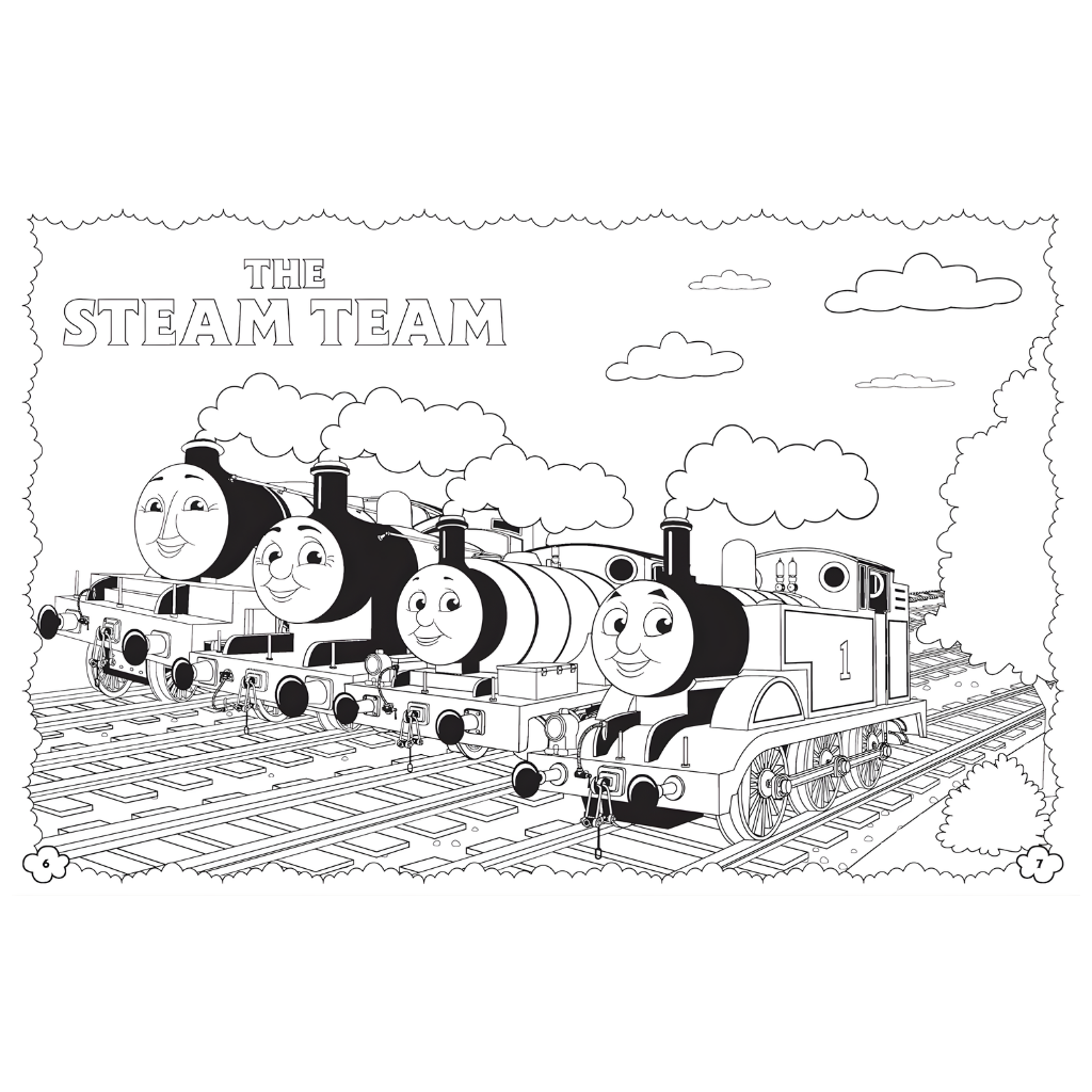 Thomas & Friends Colouring Book