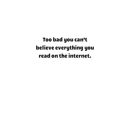 According to the Internet