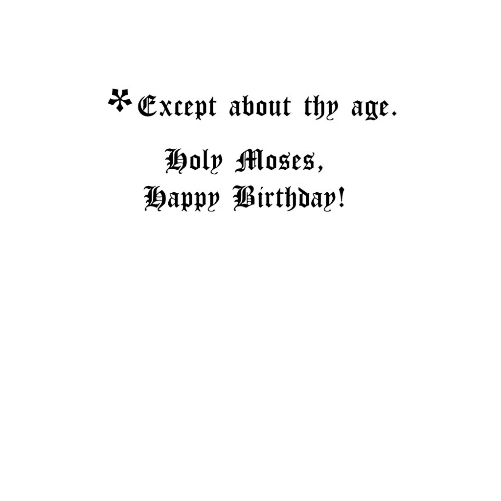 Thou Shalt Not Lie*
