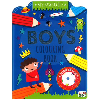 My Favorite Boy's Colouring Book